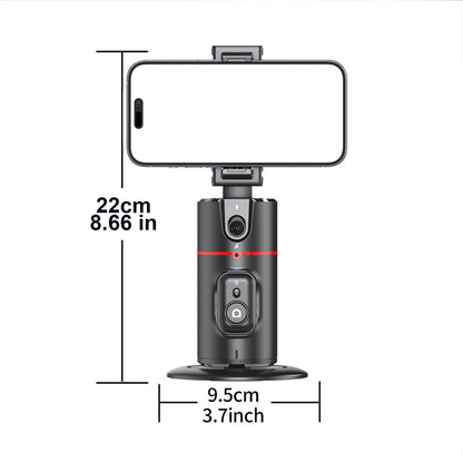 Revolutionary 360° Auto Face Tracking Phone Holder Stand - Perfect for Mobile Vlogging and Live Streaming!